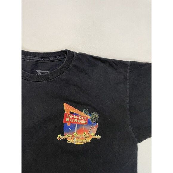 In N Out Burger California Car Graphic T-shirt Women Medium Black Short Sleeve - Picture 4 of 6